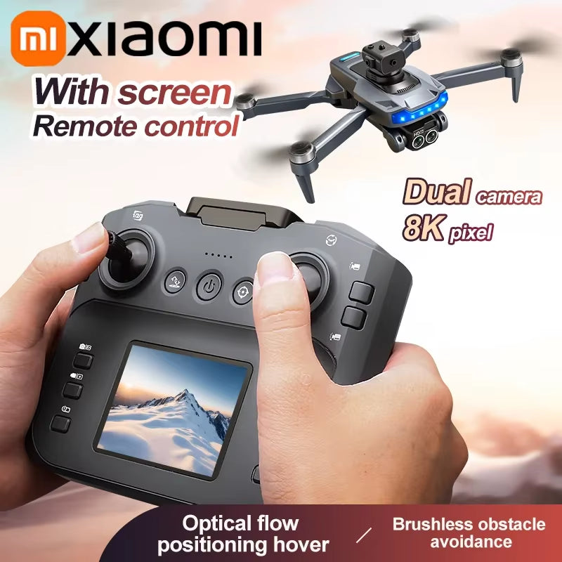 Xiaomi P15 MAX Drone Professional 8K HD Aerial Avoiding Obstacle with Large Screen Remote Control Folding Brushless Motor Drone