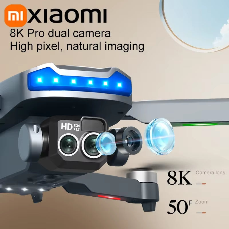 Xiaomi P15 MAX Drone Professional 8K HD Aerial Avoiding Obstacle with Large Screen Remote Control Folding Brushless Motor Drone