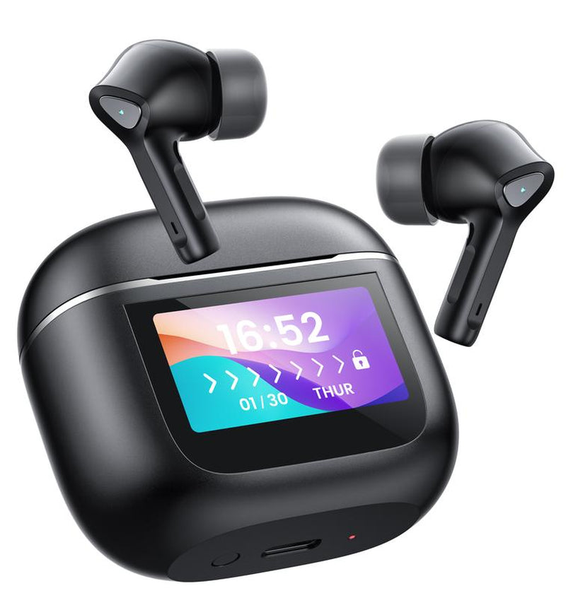 Ear Buds Wireless Bluetooth Earbuds with Touch Screen 50H Playtime Deep Bass Bluetooth Headphones with Mic IPX7 Waterproof True Wireless Earbuds in Ear Earphones for Tablet Laptop Android/Ios Phones