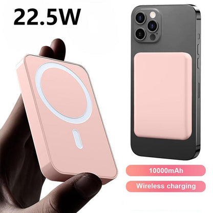 Wireless Charger Power Bank Battery Pack without Charging Cable, 10000Mah Magnetic Power Bank, Wireless Portable Charger for Iphone 15/14/13/12 Series, Wireless Flash Charging Compact Mobile Phone Power, New Year