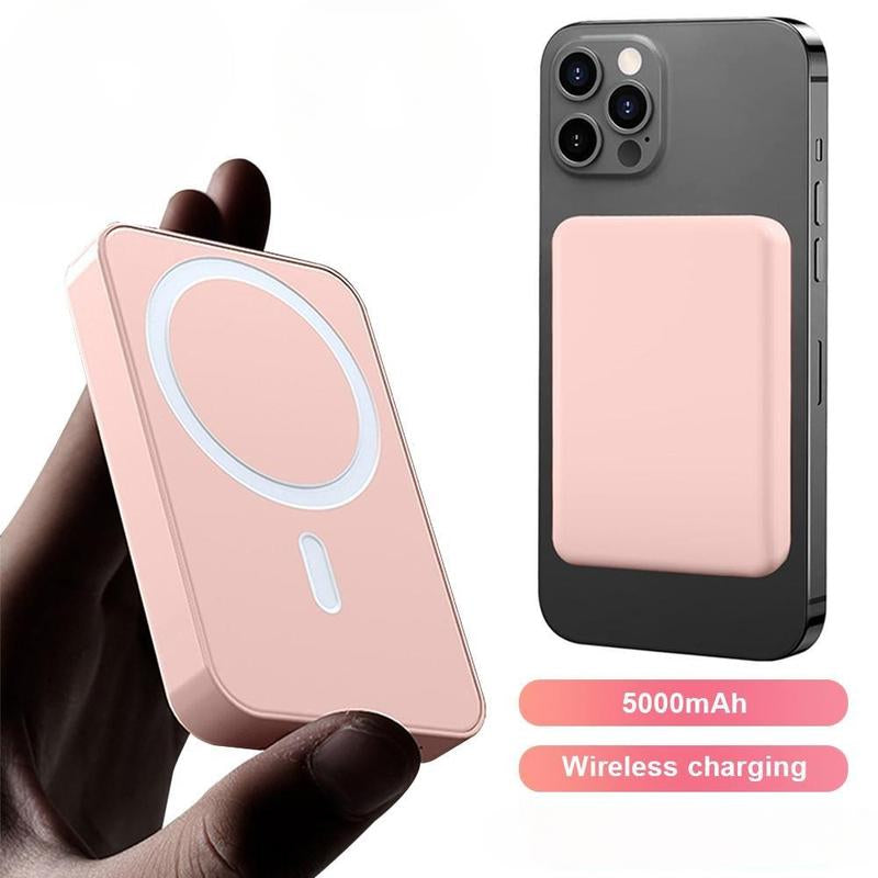 Wireless Charger Power Bank Battery Pack without Charging Cable, 10000Mah Magnetic Power Bank, Wireless Portable Charger for Iphone 15/14/13/12 Series, Wireless Flash Charging Compact Mobile Phone Power, New Year