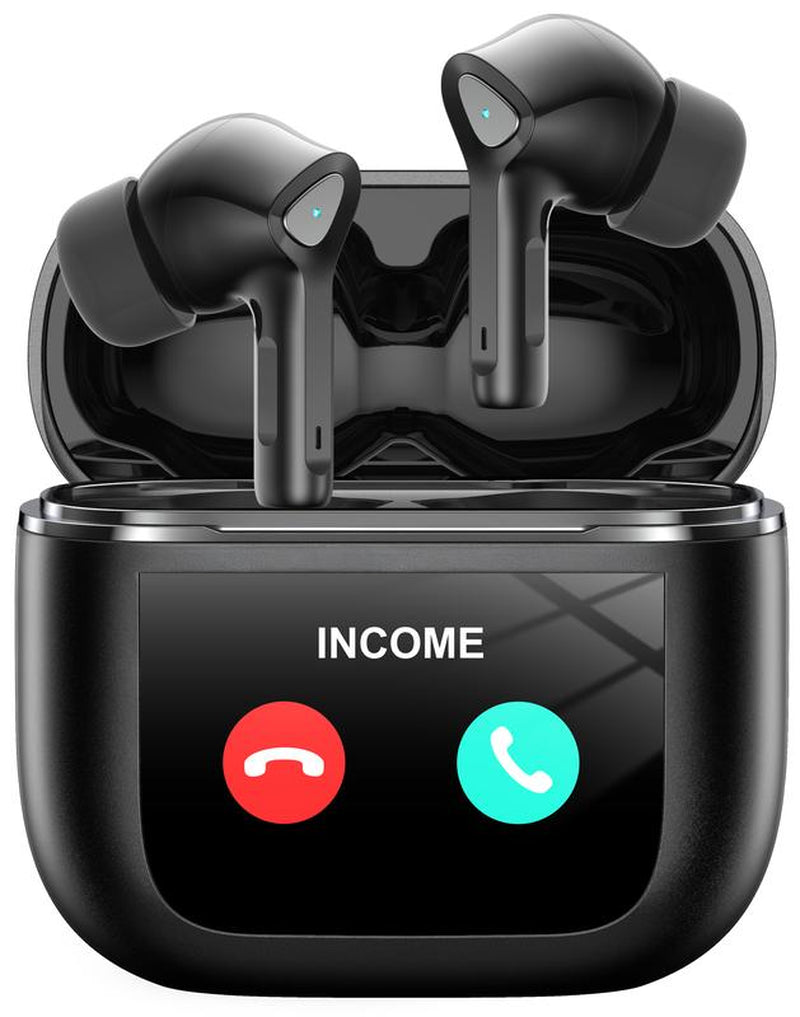 Ear Buds Wireless Bluetooth Earbuds with Touch Screen 50H Playtime Deep Bass Bluetooth Headphones with Mic IPX7 Waterproof True Wireless Earbuds in Ear Earphones for Tablet Laptop Android/Ios Phones