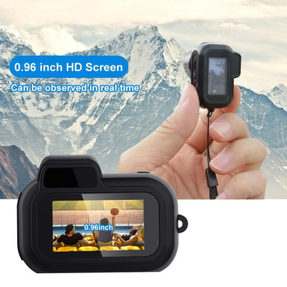 Keychain Camera with Built-In Screen, 1080P HD Keychain Video Camera, Compact and Portable Photography and Videography Memories Vlog